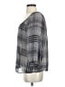 Joie 100% Silk Gray 3/4 Sleeve Silk Top Size S - photo 5