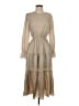 Andree by UNIT 100% Polyester Tan Casual Dress Size S - photo 1