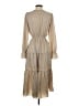 Andree by UNIT 100% Polyester Tan Casual Dress Size S - photo 2