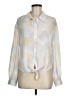 Petite Studio New York 100% Polyester Tie-dye Ivory Long Sleeve Blouse Size M - photo 1
