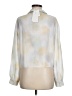 Petite Studio New York 100% Polyester Tie-dye Ivory Long Sleeve Blouse Size M - photo 2