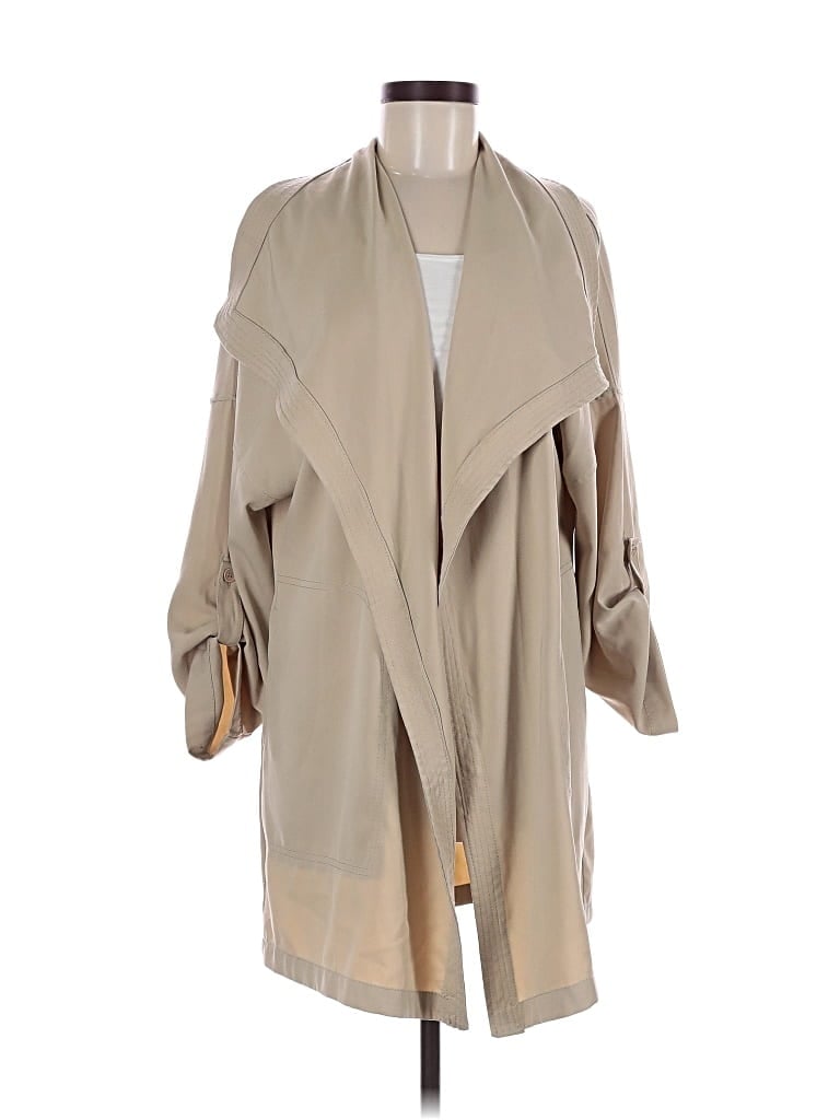 Pre-owned Max Studio Trenchcoat In Brown