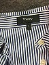 Theory Stripes Blue Long Sleeve Button-Down Shirt Size 00 - photo 7