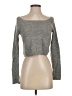 Express x Olivia Culpo Metallic Gray Pullover Sweater Size XXS - photo 1