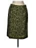 Anne Klein Animal Print Green Casual Skirt Size L - photo 1