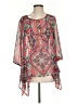 Umgee Red 3/4 Sleeve Blouse Size S - photo 1