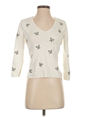 Carole Little 3/4 Sleeve T-Shirt (view 1)