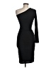 CEFIAN Solid Black Cocktail Dress Size M - photo 2