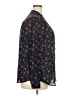 Faded Glory 100% Polyester Floral Black Long Sleeve Blouse Size 20 - photo 4