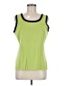 misook 100% Acrylic Green Sleeveless Top Size M - photo 1
