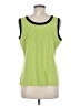 misook 100% Acrylic Green Sleeveless Top Size M - photo 2