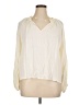 Old Navy 100% Rayon Ivory Long Sleeve Blouse Size XL - photo 1