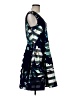 Vince Camuto 100% Polyester Graphic Blue Cocktail Dress Size 8 - photo 4