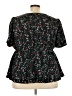 Shein Curve 100% Polyester Black Short Sleeve Blouse Size 4X - photo 2