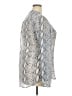 Kut from the Kloth 100% Polyester Silver Long Sleeve Blouse Size XXL - photo 5