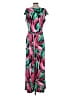 Curations Tropical Green Jumpsuit Size M - photo 2