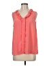 Talbots Pink Sleeveless Blouse Size 8 - photo 1