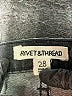Rivet & Thread Houndstooth Black Jeans Size 28 waist - photo 7