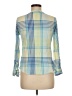 Talbots Outlet 100% Cotton Blue 3/4 Sleeve Button-Down Shirt Size M (petite) - photo 2