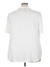 T Tahari 100% Polyester Ivory Short Sleeve Blouse Size 3X - photo 2
