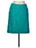Ann Taylor Solid Teal Wool Skirt Size 8 - photo 1
