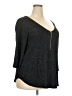 Green Envelope Black Pullover Sweater Size 2X - photo 2