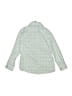 Calvin Klein Checkered-gingham Green Long Sleeve Button-Down Shirt Size 7 - photo 2