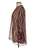 CAbi 100% Polyester Stripes Brown Long Sleeve Blouse Size S - photo 5