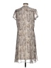 JBS 100% Polyester Paisley Gray Casual Dress Size 12 - photo 2