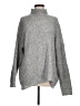 I. Joah Solid Gray Turtleneck Sweater Size M - photo 1