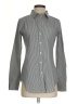 Theory Stripes Gray Long Sleeve Button-Down Shirt Size S - photo 1