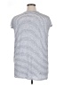 Max Studio Stripes Gray Short Sleeve Top Size 0X (estimated) - photo 2