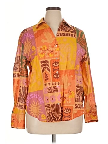 Calypso St. Barth Long Sleeve Button-Down Shirt (view 1)