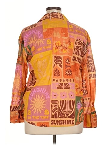 Calypso St. Barth Long Sleeve Button-Down Shirt (view 2)