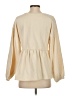 Zara Ivory Long Sleeve Blouse Size S - photo 2