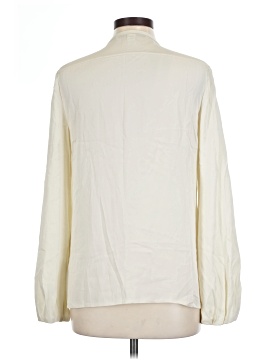 Diane von Furstenberg Long Sleeve Silk Top (view 2)
