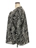Calessa Chevron-herringbone Black 3/4 Sleeve Blouse Size 2X - photo 5