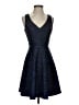 Charlotte Russe Metallic Blue Cocktail Dress Size S - photo 1