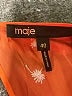 Maje 100% Polyester Stars Orange Romper Size EU (FR) 40 / US 8 - photo 4