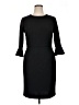 Donna Morgan Solid Black Cocktail Dress Size 14 - photo 1