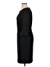 Donna Morgan Solid Black Cocktail Dress Size 14 - photo 5