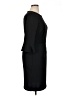 Donna Morgan Solid Black Cocktail Dress Size 14 - photo 4