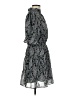 Elan 100% Polyester Paisley Gray Cocktail Dress Size S - photo 4