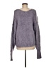 Free People 100% Nylon Purple Pullover Sweater Size M - photo 2