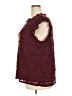 Cupio Burgundy Sleeveless Blouse Size 3X - photo 5