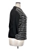 Weekend Max Mara Silver 3/4 Sleeve Top Size 2X - photo 4