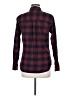 Jack Wills Plaid Burgundy Long Sleeve Button-Down Shirt Size 6 - photo 2