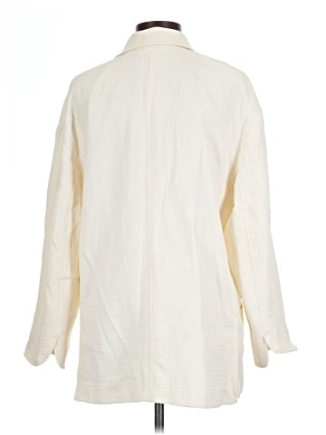 Madewell Cotton-Linen Relaxed Larsen Blazer (view 2)