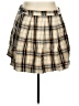 Forever 21 100% Polyester Plaid Tan Casual Skirt Size 0X - photo 1