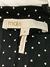 Maje 100% Viscose Polka Dots Black Long Sleeve Blouse Size Lg (3) - photo 6